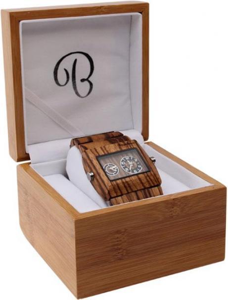 Image du produit Bambuu Horloge en bois (Chronographe, 58 mm)