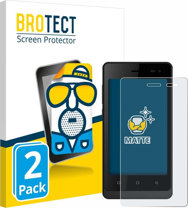 Produktbild BROTECT Entspiegelungsfolie Displayschutz Displayschutzfolie Folie Matt (2 Stück, Logicom Wave 2)