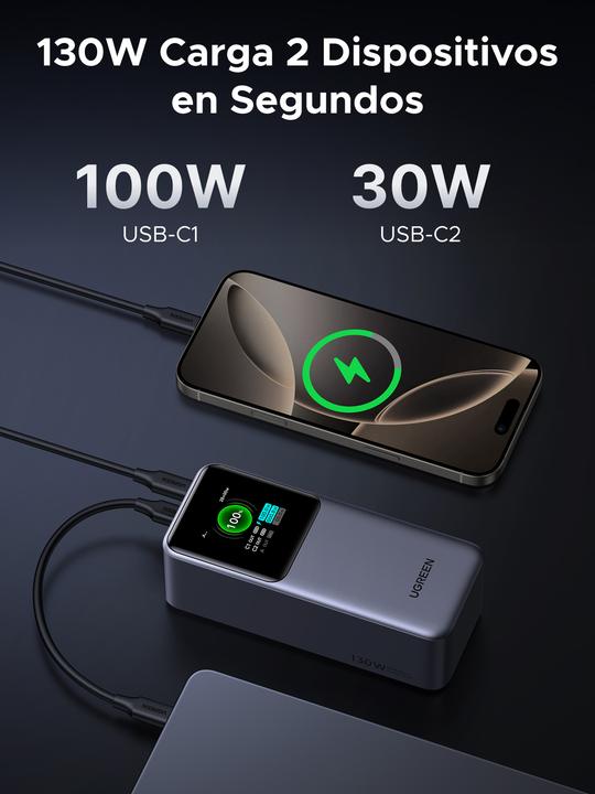 Produktbild Ugreen Nexode (20000 mAh, 130 W, 72 Wh)