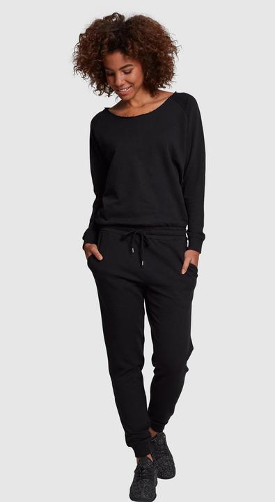 Actual product image Urban Classics Ladies Long Sleeve Terry Jumpsuit (XL)