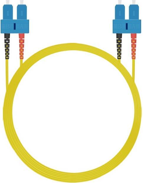Actual product image Helos Fiber optic patch cable (CAT6, 10 m)