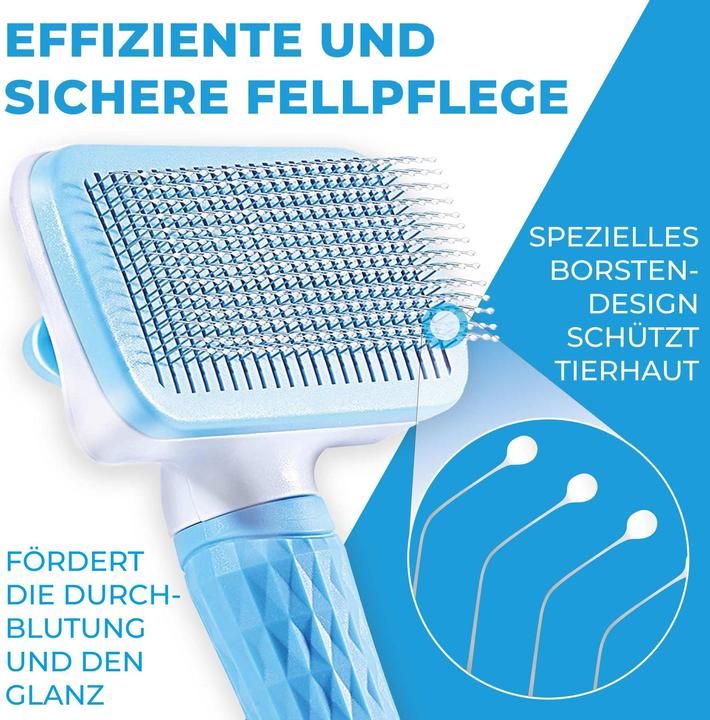 Actual product image Quick Aid Self Cleaning Pet Brush (Cat, Dog, 2016 ml)