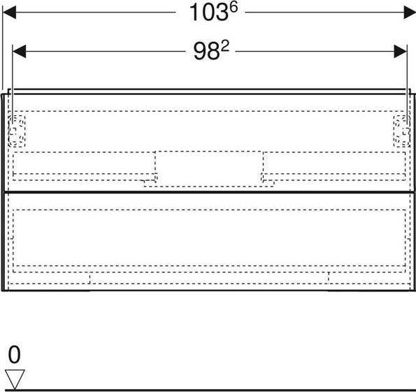 Produktbild Geberit ONE Waschtischunterschrank, 2 Schubladen, 103,6x50,4x47cm, 505.264.00. (103.5 x 47 x 50.5 cm)