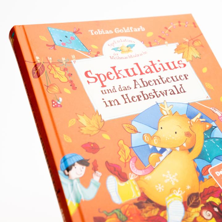Actual product image Spekulatius, der Weihnachtsdrache. Spekulatius und das Abenteuer im Herbstwald (German, Tobias Goldfarb, 2024)