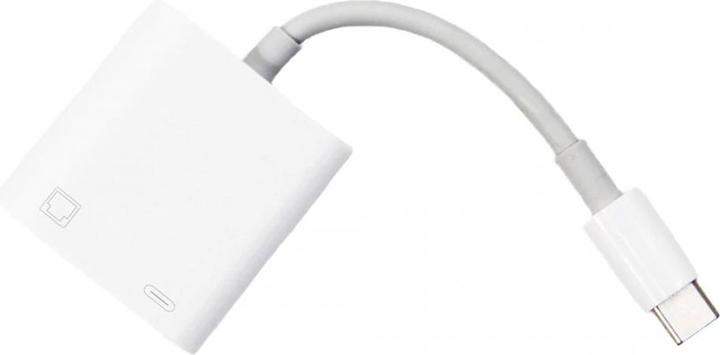 Actual product image PowerGuard Adapter with Charge-In (RJ45, USB Type C)