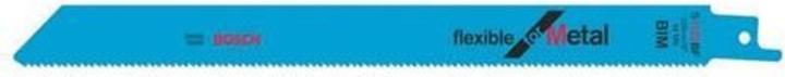 Actual product image Bosch Professional Zubehör Reciprocating saw blade S 1122 BF Flexible for Metal, 5-pack