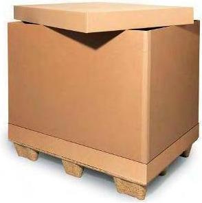 Transpak Pallet ring 2-shaft dimensions 1205x805x1200mm quality 2.40BC brown Fefco 0501 (5 x)