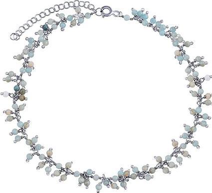 Silvego Silver bracelet with genuine aquamarine Bern INS1015BAQ (925 Sterling Silber)