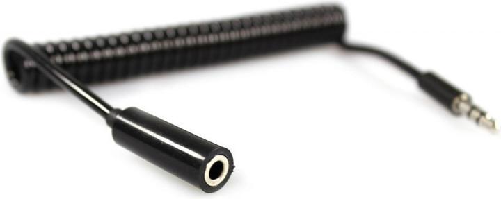 Produktbild PowerGuard Audio 3.5 mm Klinke AUX Spiral Kabel 0.5m (0.50 m, 3.5mm Klinke (AUX))