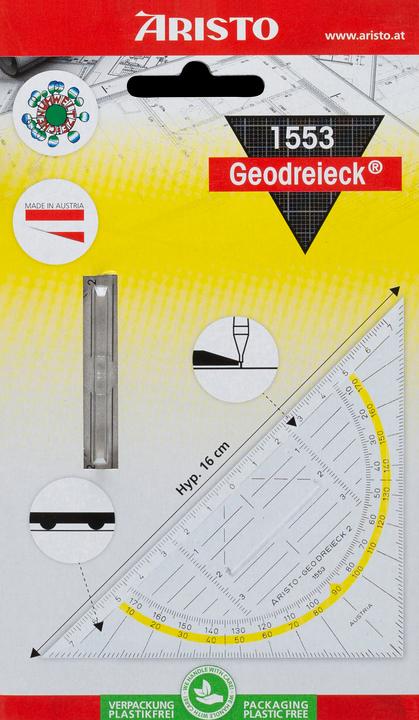 Actual product image Aristo Angle 16cm 1553 Hypotenuse (160 mm)