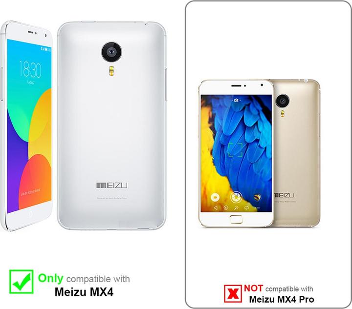 Actual product image Cadorabo Book Invisible Magnet Cover (Meizu MX4)