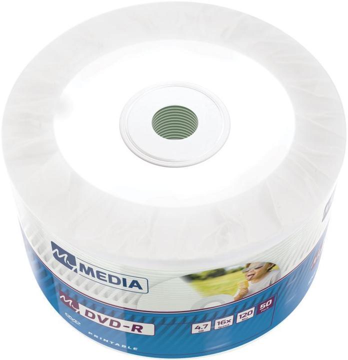 Produktbild MyMedia 1x50 DVD-R 4,7GB 16x Speed Printable Wrap (50 x)
