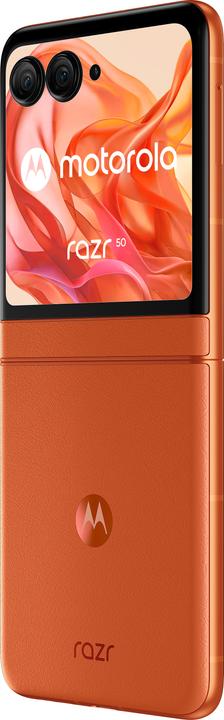Produktbild Motorola Razr 50 (256 GB, Spritzige Orange, 271.65", SIM + eSIM, 50 Mpx, 5G)
