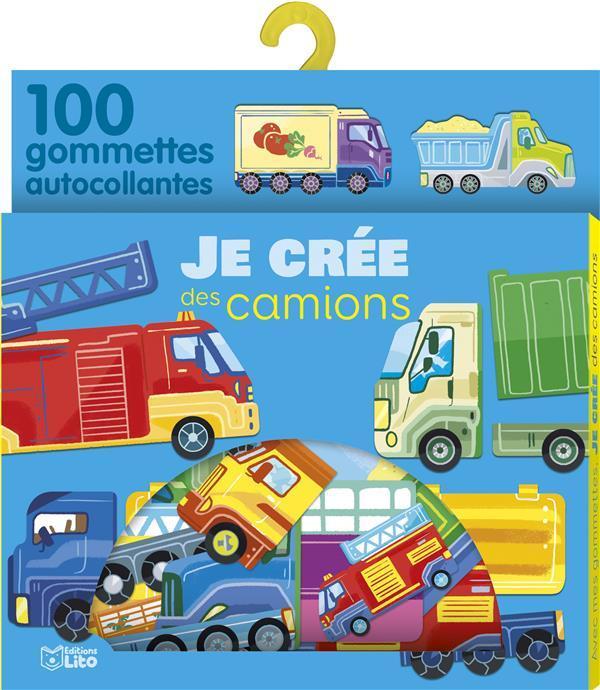 Immagine prodotto Je crée des camions : 100 gommettes autocollantes (Francese, Della Malva Eléonore, 2024)