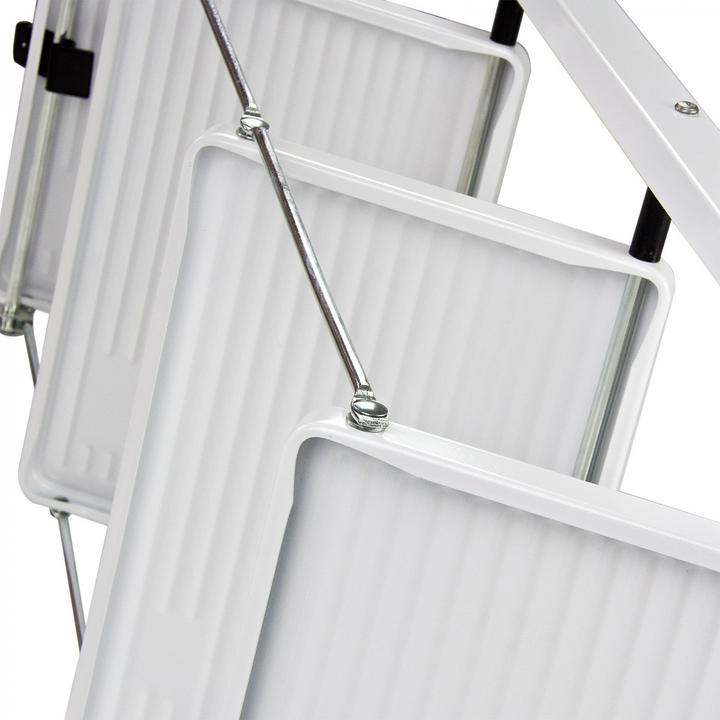 Actual product image Dema Stahl Haushaltsleiter Klapptritt 4 Stufen (Stile, 141 cm)