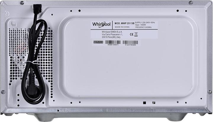 Actual product image Whirlpool Kuchenka mikrofalowa MWP 251 SB (25 l)