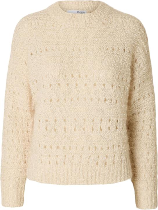 Selected Femme Häkel-Look Pullover (M)