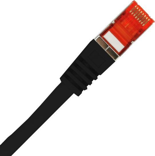 Produktbild Alantec KKS6CZA0.5 Patchkabel FUTP Kat.6 PVC 0.5m schwarz (F/UTP, CAT6, 0.25 m)