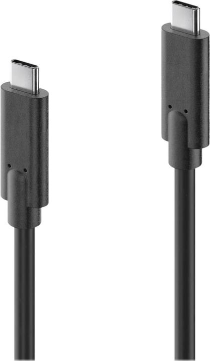 Actual product image Purelink USB 3.1 Cable C-C, USB 3.1 Gen 2, 1m, Black 10Gbps,100Watt (1 m, USB 3.1, 60 W)
