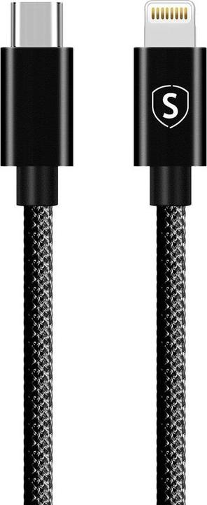 Produktbild SIGN USB-C to Lightning Cable 20W, 2.4A, 0.25m - Black (0.25 m)