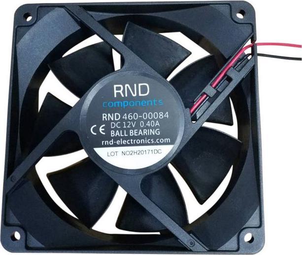 Produktbild RND Components Axiallüfter DC 120x120x38mm 12V 194.9m³/h (120 mm)