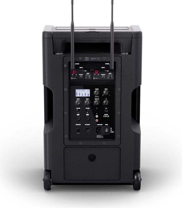 Produktbild LD Systems ANNY® 10 HBH 2 B6 - 10" Mobiler Bluetooth® PA-Lautsprecher mit Akku, Mixer, 1x Funkmikrofon und 1x H (1x 80 W)