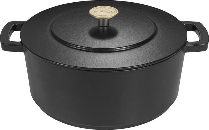 Combekk Original Dutch Oven 28 cm - Zwart - Gerecycled gietijzer (28 cm, Bräter + Schmortopf, Gusseisen)