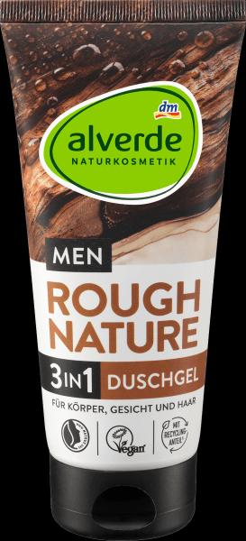 dm alverde MEN Duschgel Rough Nature 3in1 (200 ml)