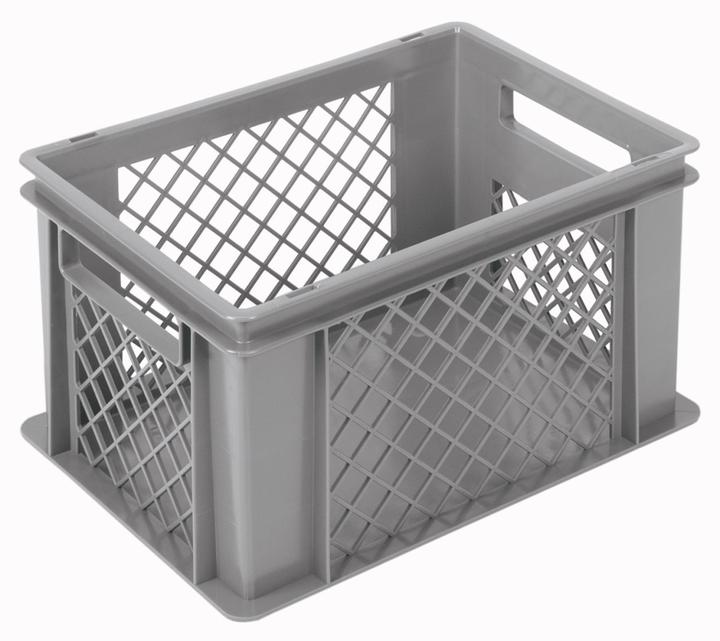 Actual product image Linum Container grey 40x30x22cm standard base closed/walls perfo