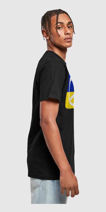 Actual product image Merchcode Peace - Flag Peace Basic T-Shirt Round Neck - 161087 (L)