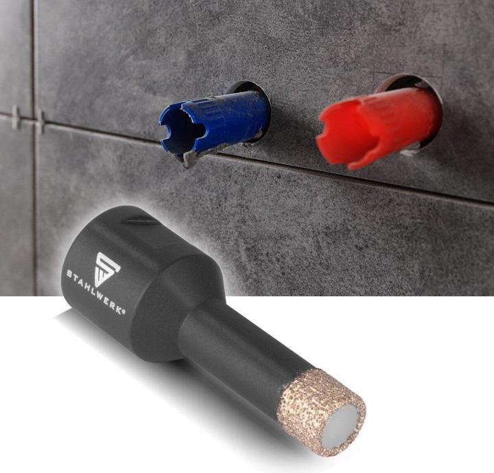 Immagine prodotto Stahlwerk Set di 5 punte diamantate 6-14 mm M14 per smerigliatrici angolari (6 - 14 mm)