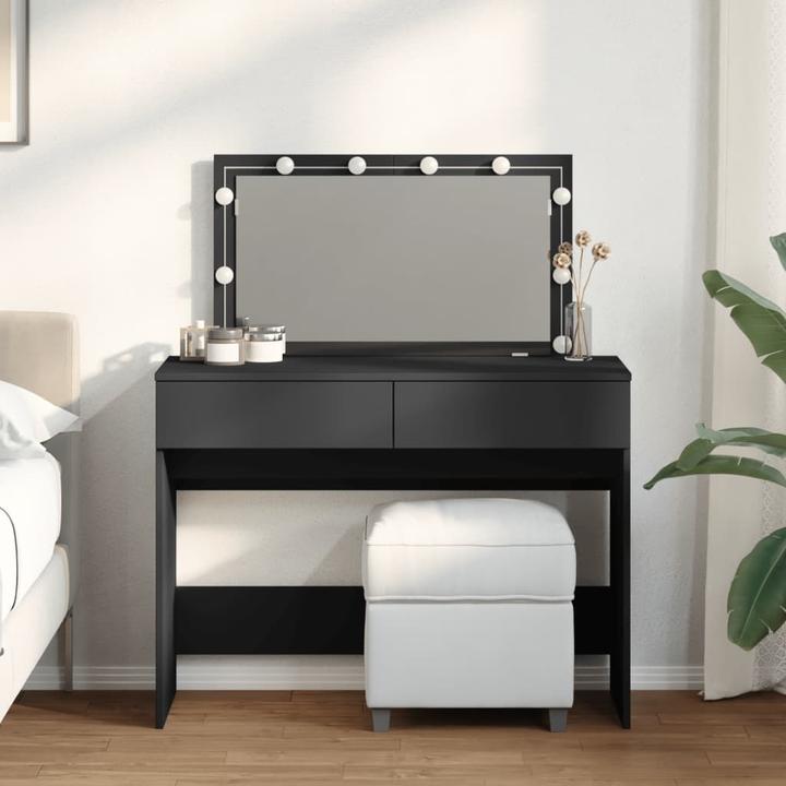 Actual product image VidaXL Dressing table with LED lighting (100 x 40 x 120 cm)