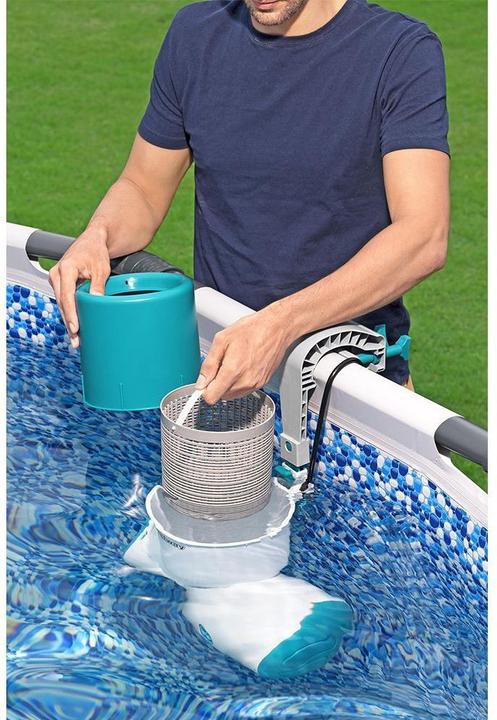 Actual product image Bestway Skimatic 2-in-1 Einhängeskimmer/ Filterpumpen-Kombination 3.974 l/h