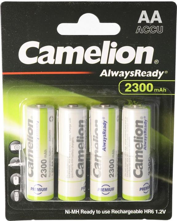 Immagine prodotto Camelion Batteria AA, Mignon LR6, HR6, fino a 2300 mAh in blister da 4 pezzi (AA, 2300 mAh)