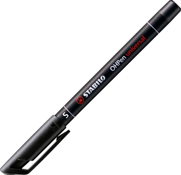 Image du produit STABILO Folienstift OHPen universal Superfein, Schwarz, 10 Stück (Noir, 0.40 mm, 10 x)