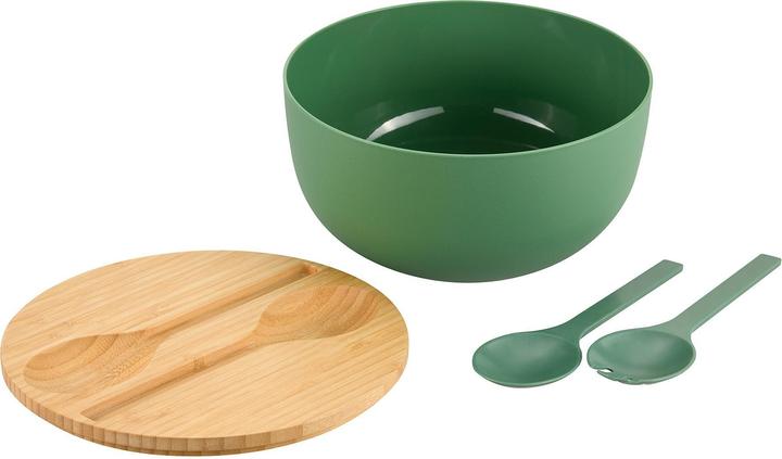 Produktbild Kesper Salatschale+Best.Bambus grün