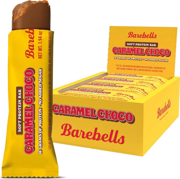 Image du produit Barebells Barre de protéines douce (Caramel Choco, 12 pcs, 660 g)
