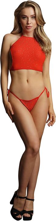 Produktbild Le Désir Festive Rhinestone Top And Thong (One Size)