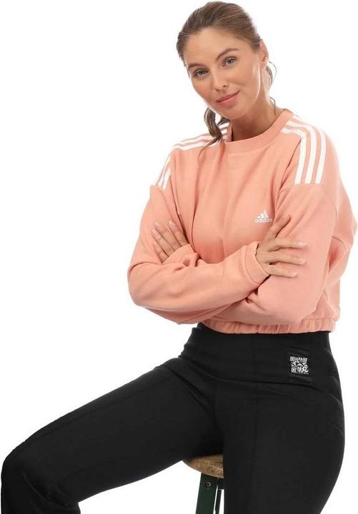 Immagine prodotto adidas Hyperglam Felpa Corta Girocollo Donna (42 D)
