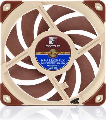 Actual product image Noctua NF-A12x25 FLX fan (120 mm, 1 x)
