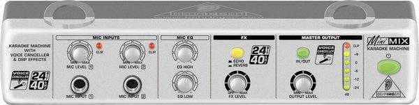 Immagine prodotto Behringer MiniMix MIX800 (Ritardo (eco), Cancellatore di voce)