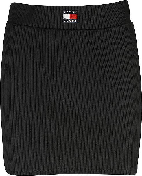 Produktbild Tommy Hilfiger Tommy Jeans Damen Minirock TJW Low Rise Mini Badge Skirt schwarz (15) S (S)