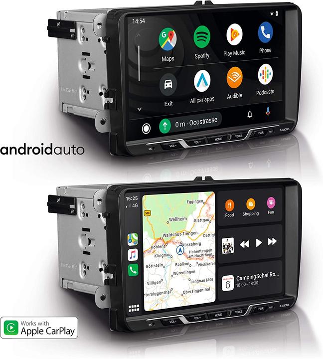 Actual product image Zenec Car radio for VW, Seat, Skoda