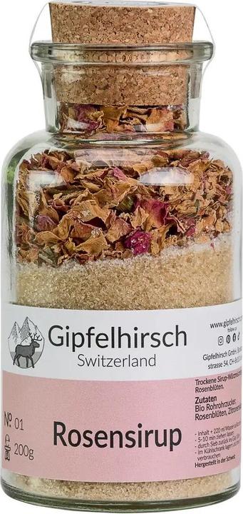 Gipfelhirsch Rosensirup (200 g)
