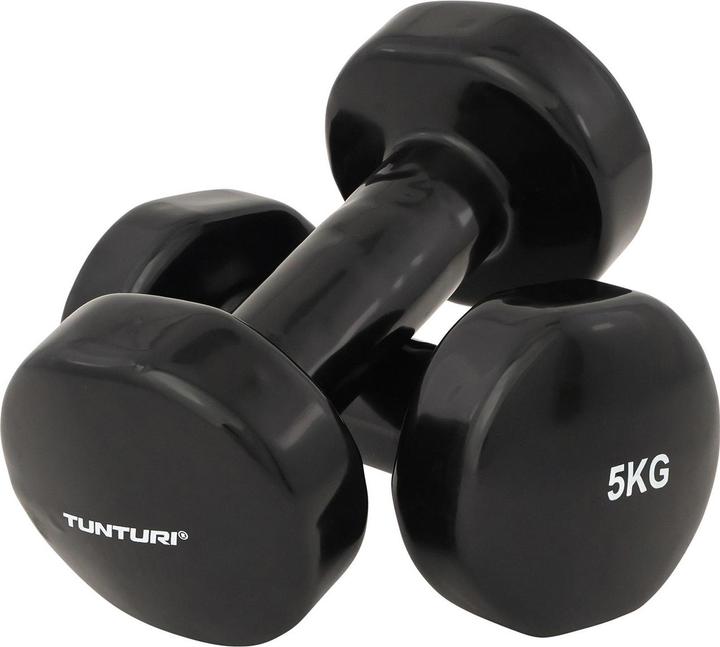 Actual product image Tunturi Vinyl Kurzhanteln (2 x 5 kg)
