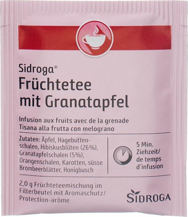 Actual product image Sidroga Fruits with Pomegranate Tea Bag Btl (40 g)