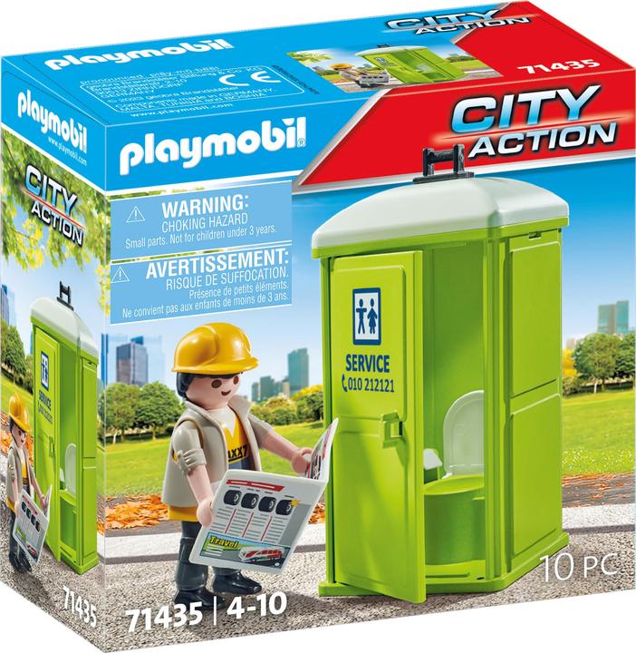 Playmobil 71435 Toilettes mobiles (71435, Playmobil City Action)