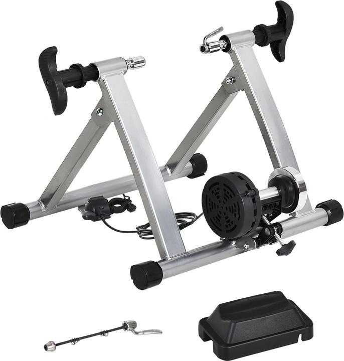 Produktbild Homcom Rollentrainer Stahl Silber
