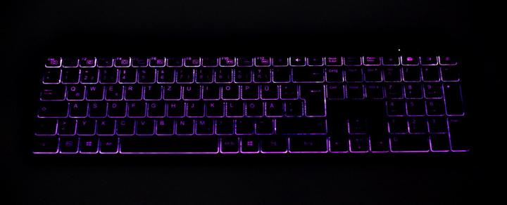 Image du produit Gembird KBS-ECLIPSE-M500 Backlight Pro Business Slim wireless desktop set US layout black (US, Filaire)