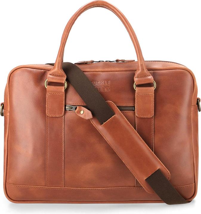 Immagine prodotto Buckle & Seam Cartella Everett Cognac/Punti